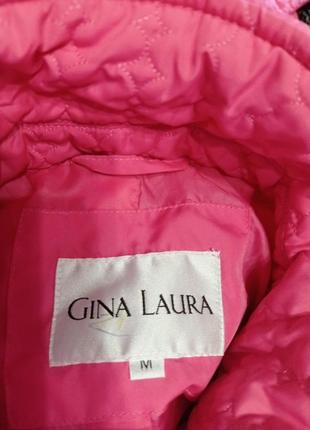 Курточка жноча ,демісезонна,простьгана яскраво рожевого кольору бренду gina laura8 фото