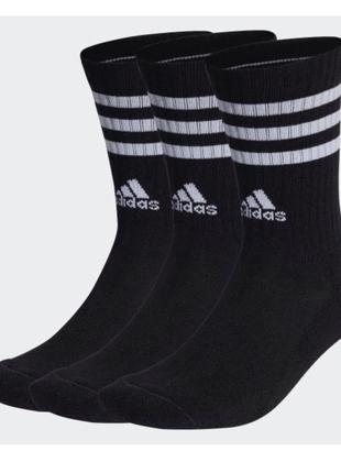 Три пари шкарпеток 3-stripes cushioned crew performance ic1321