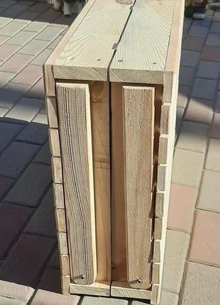Стіл валіза розкладний + 4 табурети з натурального дерева, ручна робота, зробимо за вашим розміром7 фото