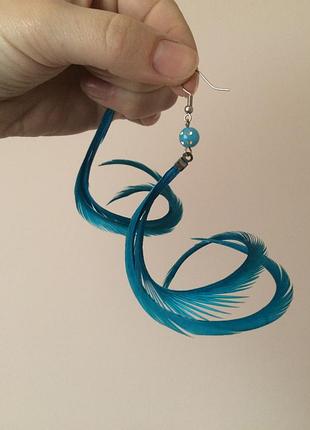 Красивые яркие и вечерние украшения сережки