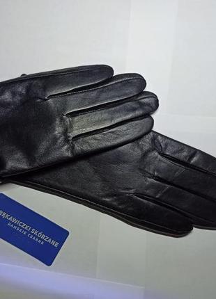 Кожаные женские перчатки на размер xl. ширина ладони от запястья 10 см3 фото