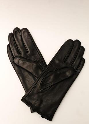 Кожаные женские перчатки на размер xl. ширина ладони от запястья 10 см2 фото