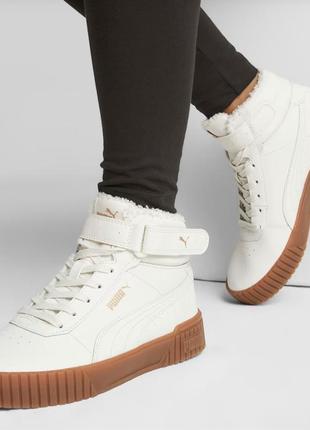 Женские кроссовки puma carina 2.0 mid winter новые