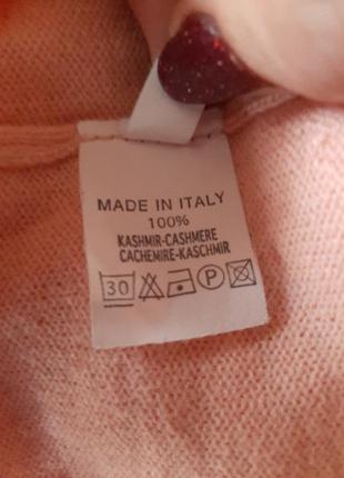 Кашемировый полувер италия knitwear gdb6 фото