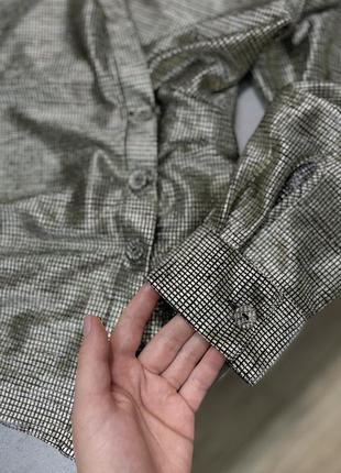 Блуза с металлическим эффектом the bonnie blouse от zara