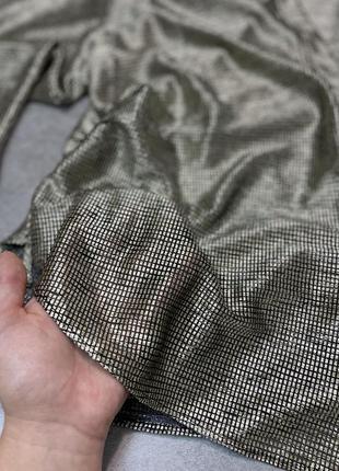 Блуза с металлическим эффектом the bonnie blouse от zara