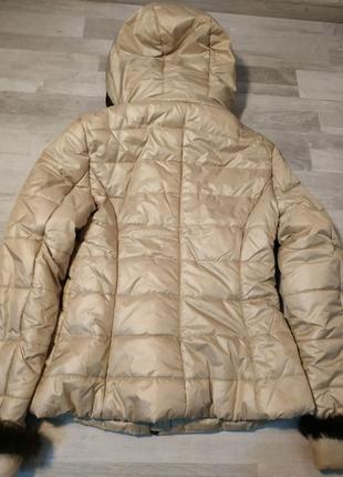 Жіноча демісезонна куртка, бренду savage,нова, хутро натуральна норка, капюшон...