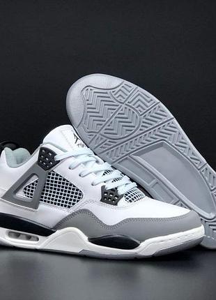 Мужские термо кроссовки на флисе в стиле nike air jordan 4 🆕 теплые джорданы
