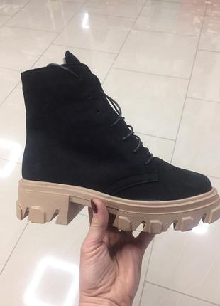 Черевики нат. замш зима ❄️