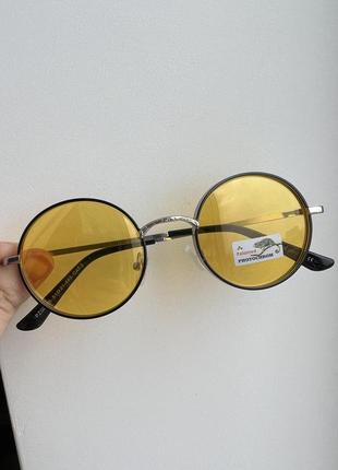 Распродажа уценка красивые круглые фотохромные солнцезащитные очки polarized хамелеоны8 фото