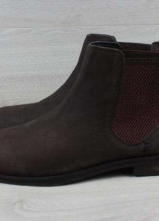 Шкіряні чоловічі черевики челсі superdry оригінал, розмір 43 (chelsea boots)8 фото