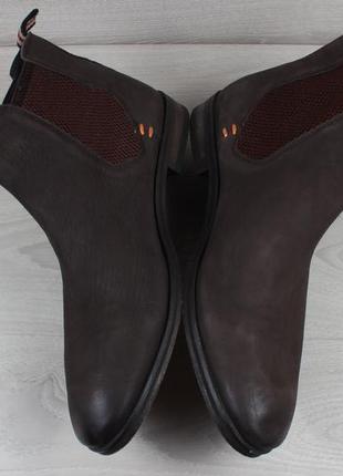 Шкіряні чоловічі черевики челсі superdry оригінал, розмір 43 (chelsea boots)4 фото