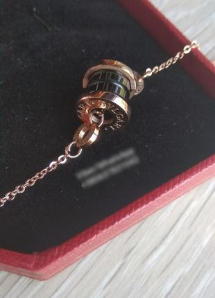 Браслет bvlgari b.zero роз.золото