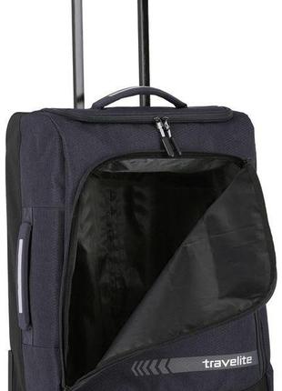 Тканевый малый чемодан travelite kick off 69 44л черный3 фото