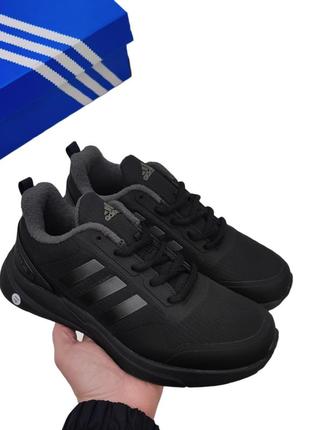 Теплые мужские термо кроссовки на осень-зима в стиле  adidas cloudfoam 🆕 адидас