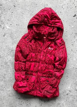 Desigual kids puffer coat with hood jacket детская, подростковая куртка