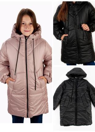 Тепла зимова куртка для дівчинки, пуховик зимовий теплий, тёплая зимняя куртка пуховик теплый для девочки1 фото