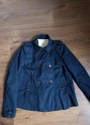 Темно синяя курточка, размер s,1 фото