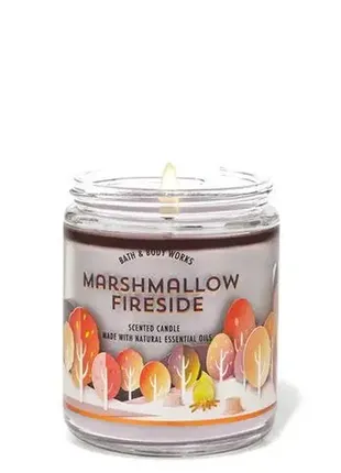 Ароматична свічка bath and body works marshmallow fireside1 фото