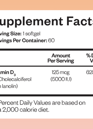 Витамин d3 ultra 5000 iu perla helsa. 60 шт.