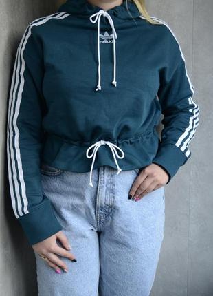 Укорочена кофта / худі adidas bellista cropped hoodie