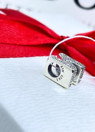 Серебряный шарм пандора 797468 буква н на круглый браслет алфавит буквы серебро проба 925 новый с биркой pandora5 фото