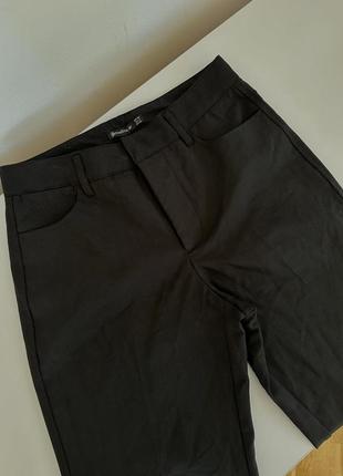 Классические брюки женские черные брюки прямые брюки клеш stradivarius s4 фото