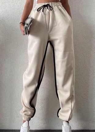 Джогери спортивні штани на флісі9 фото