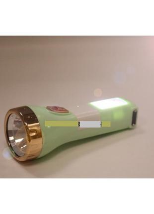 Фонарь переносной аккумуляторный 2 в 1 ly-8808 аккумуляторный фонарик 2 режима работы