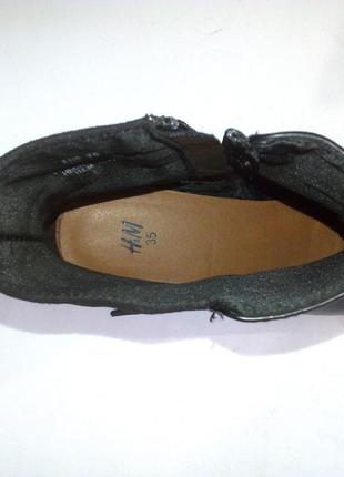 🥾 стильные демисезонные ботинки от бренда h&m, р.35 код b35037 фото