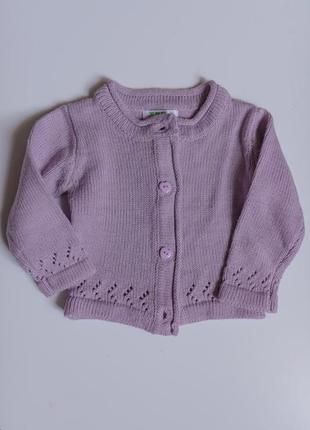 Вязаный свитерик для малышей