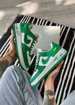 Кросівки у стилі louis vuitton nike air force 1 low by virgil abloh