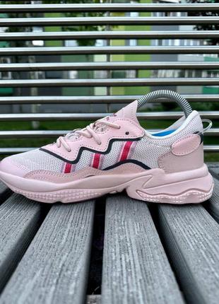 Кроссовки adidas ozweego °`~ женские кроссовки адидас демисезонные натуральная кожа9 фото