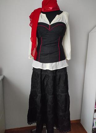 Карнавальный костюм на хеллоуин пиратка, разбойница, атаманша