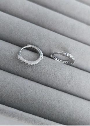 Сережки з цирконієм 925