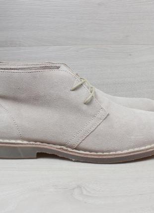 Замшеві чоловічі черевики / дезерти standard forty-five, розмір 45 (desert boots)