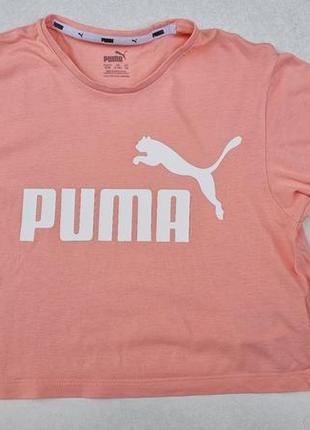 Кроп топ puma 9-10 років 140 см рожевий топ футболка для дівчинки котоновий