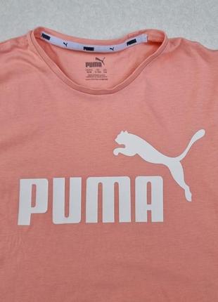 Кроп топ puma 9-10 лет 140 см розовый топ футболка для девочки коттоновый2 фото