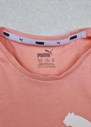 Кроп топ puma 9-10 лет 140 см розовый топ футболка для девочки коттоновый3 фото