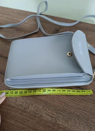 Женская сумка-клатч, кошелек с отделом для телефона6 фото