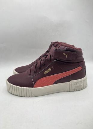 Кеды puma carina 2.0 mid wtr jr (387380-02) оригинал3 фото