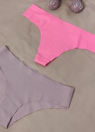 Трусики бесшовные 2 пары