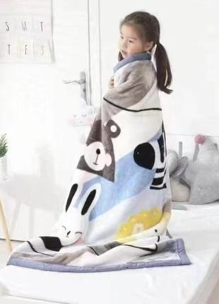 Плюшевые детские пледы.