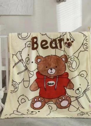 Плюшевые детские пледы.