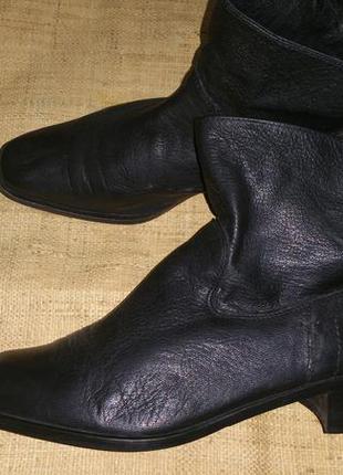 39р-25 см кожа вата италия стильные полусапожки идеальное состояние