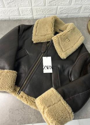 Дубленка zara