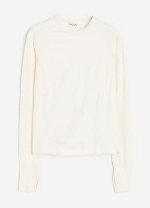 Спортивная кофта лонгслив h&m drymove кишенею