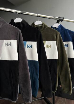 Тёплая серая флисовая кофта флиска helly hansen сіра чоловіча фліска кофта флісова helly hansen