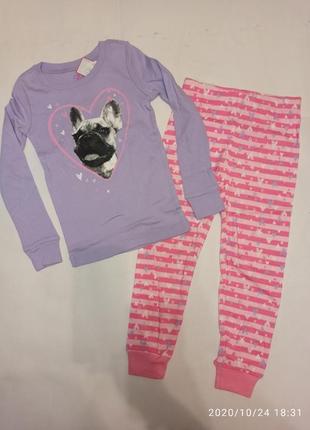 Пижама для девочки хлопковая коттоновая лео леопардовая пингвин собака
children's place4 фото