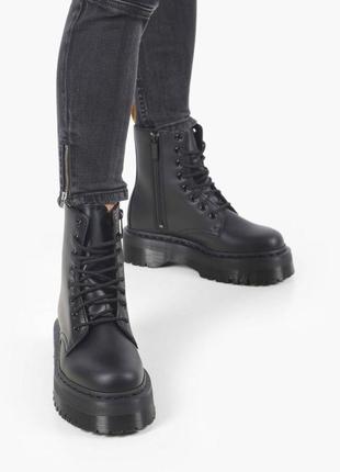 Оригинал. ботинки vegan jadon ii mono platform boots (25310001) dr martens7 фото